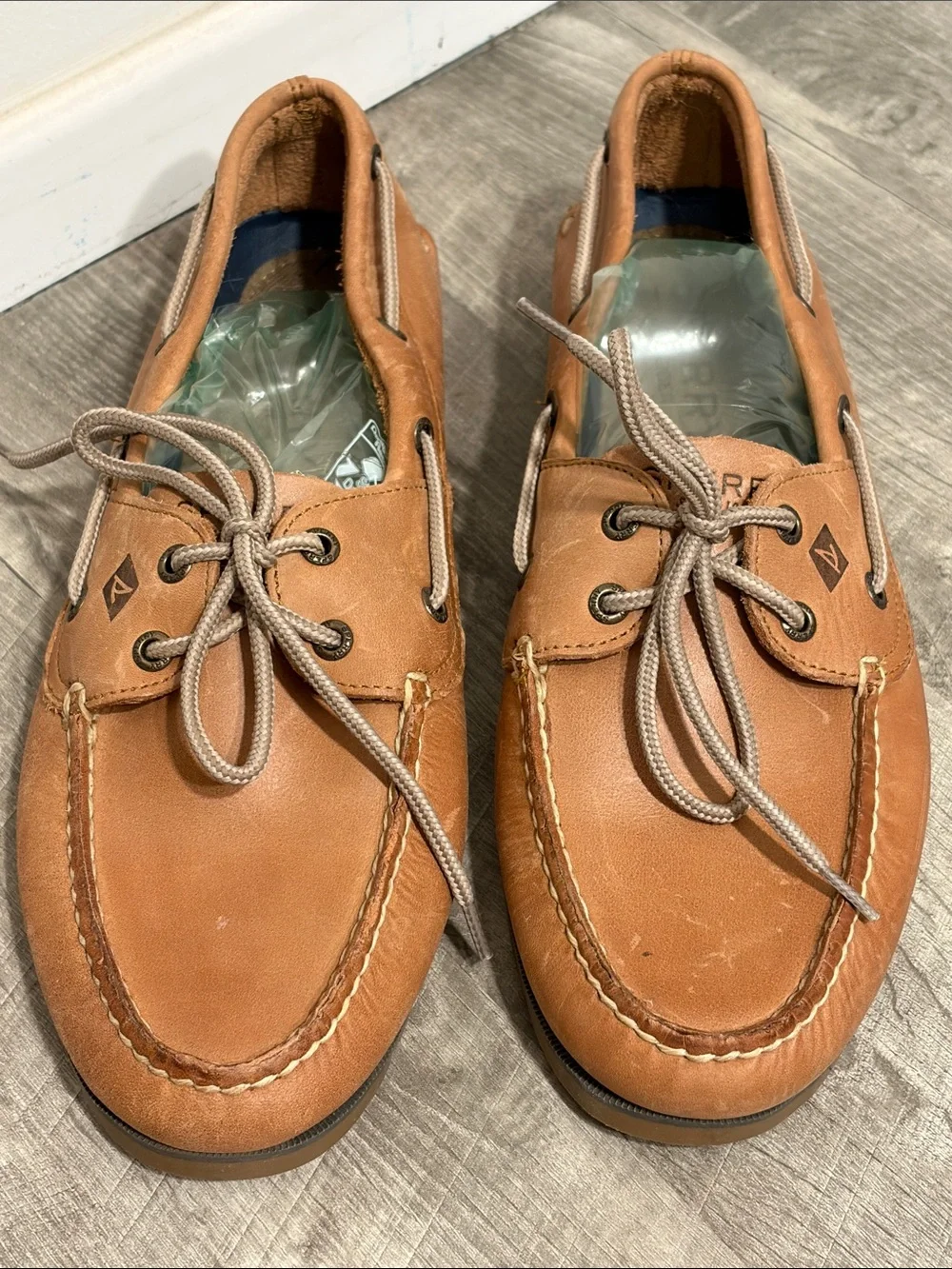 Sperry Men's Cognac Leather Boat Shoes